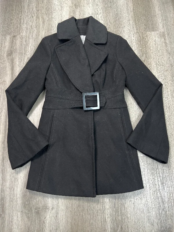 Coat Peacoat By Jessica Simpson In Black, Size: Xs Street