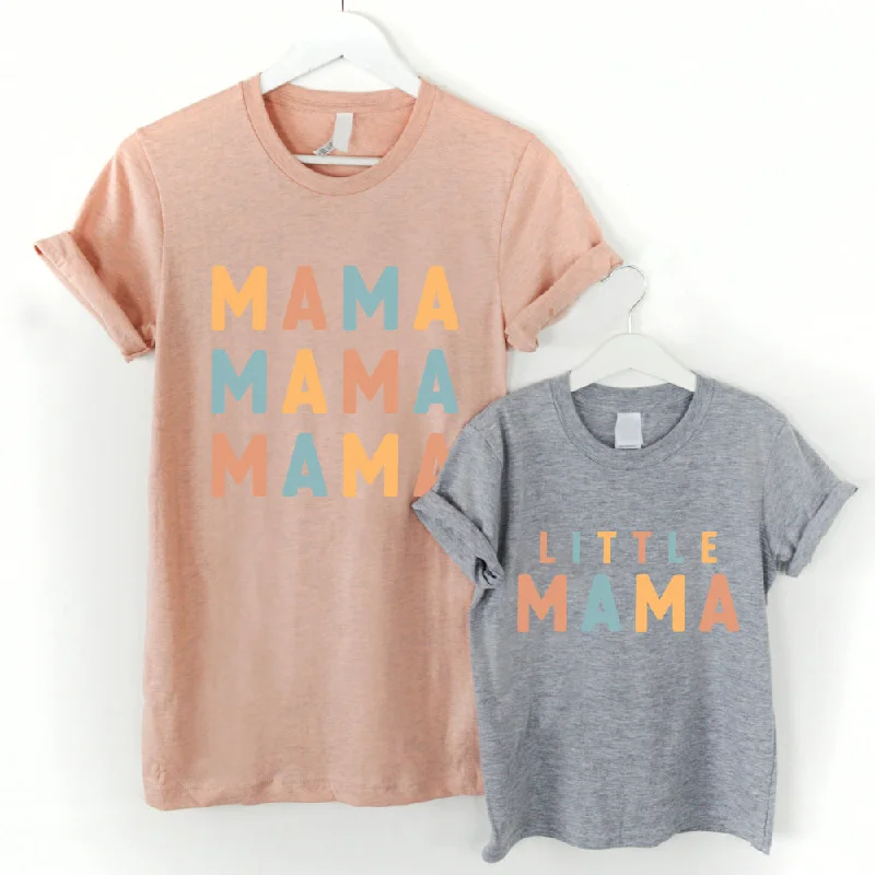 Mama & Little Mama Joy Matching T-Shirts Masculine Men's 