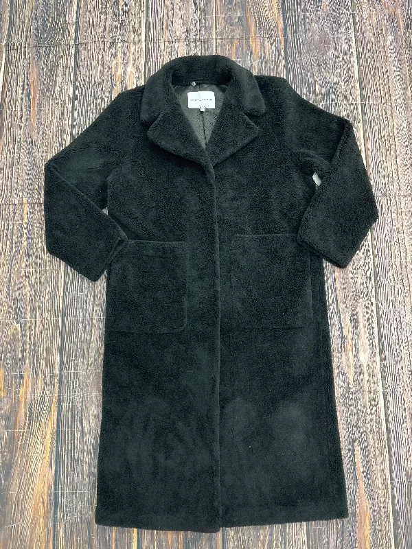 Coat Faux Fur & Sherpa By Rebecca Minkoff In Black, Size: S Lumberjack