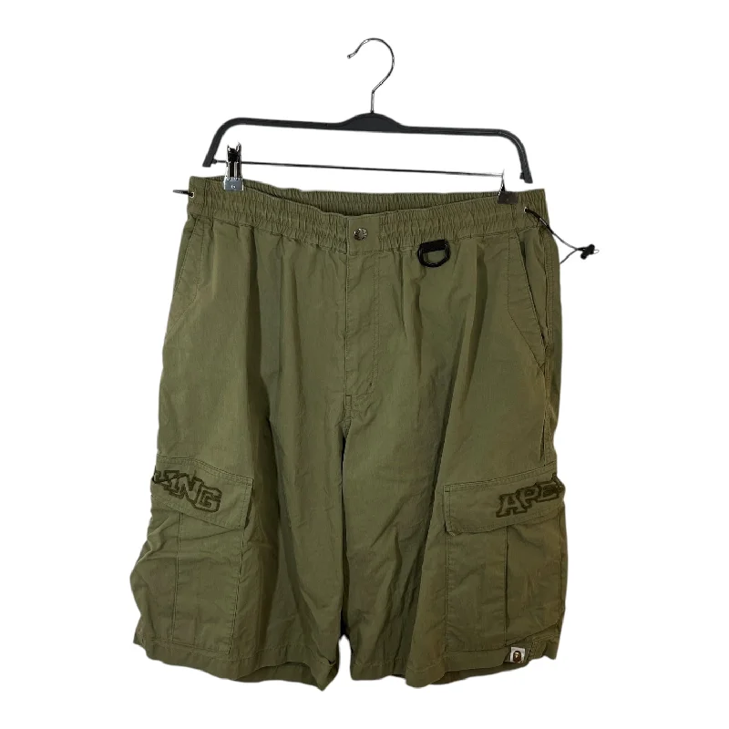 BAPE/Shorts/XXL/Cotton/GRN/Cargo Polished Men's Silk