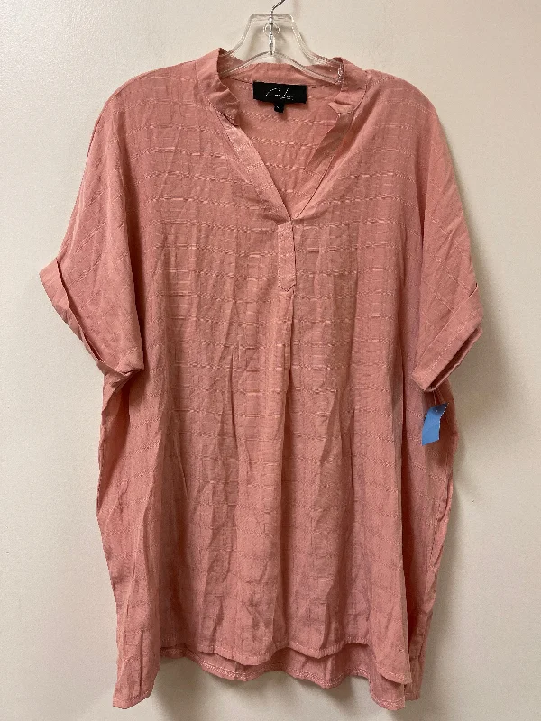 Tunic Short Sleeve By Clothes Mentor  Size: Xl Laid