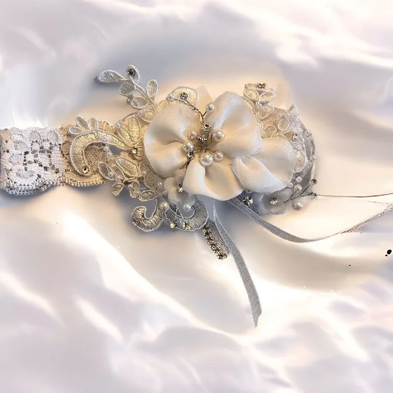 Flower Christening Headband Streetwear Style