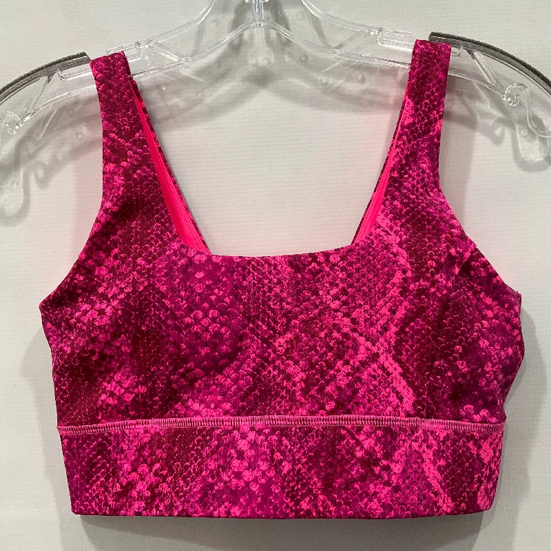 Pink & Purple Athletic Bra Ivl Collective, Size 6 Refined Men's Hand