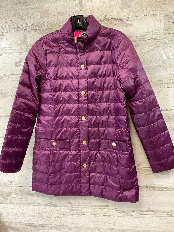 Coat Puffer & Quilted By Lilly Pulitzer In Purple, Size: Xs Confident Men's High