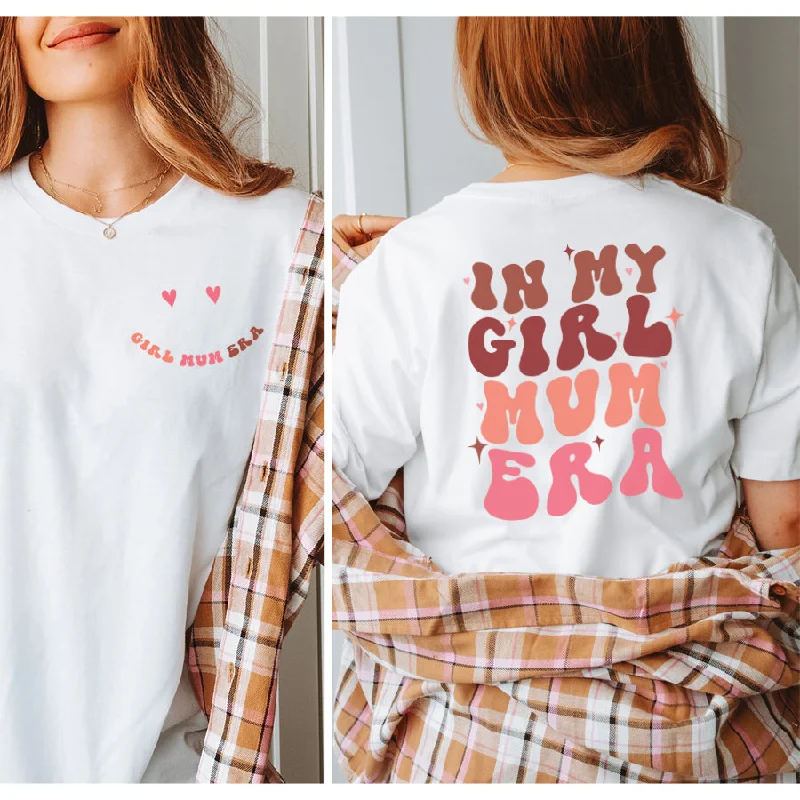 My Girl Mum Era Front & Back Logo T-Shirt Earthy Men's Hemp