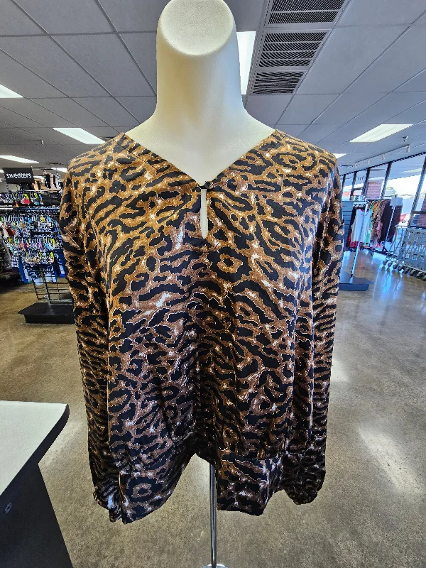 Top Ls By Dr2 In Animal Print, Size:Xl Luxurious Men's High