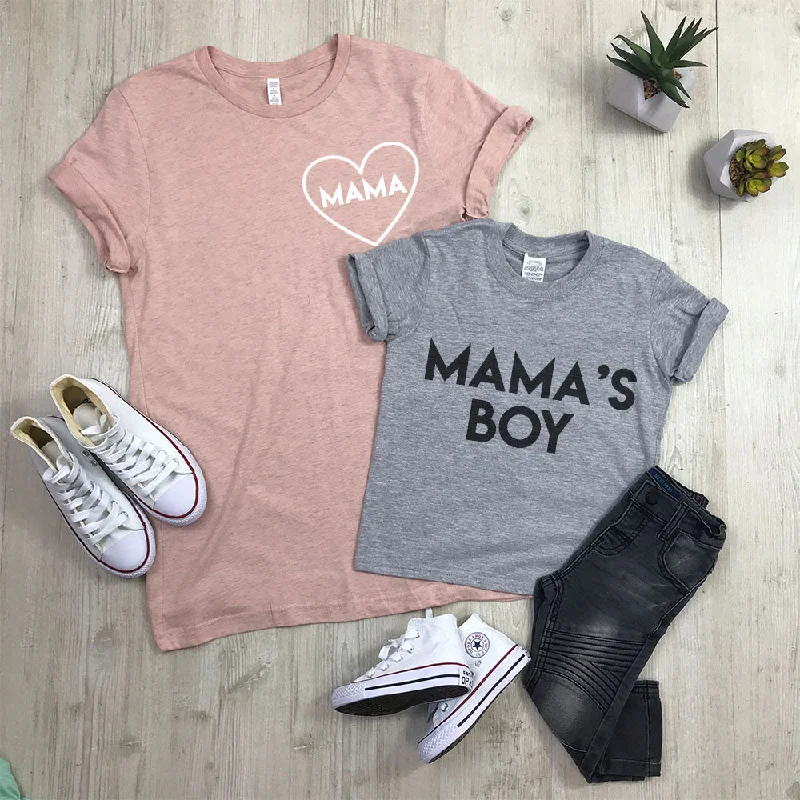 Mama & Mama's Boy Mum & Kid Matching Tees (MRK X) Adventure