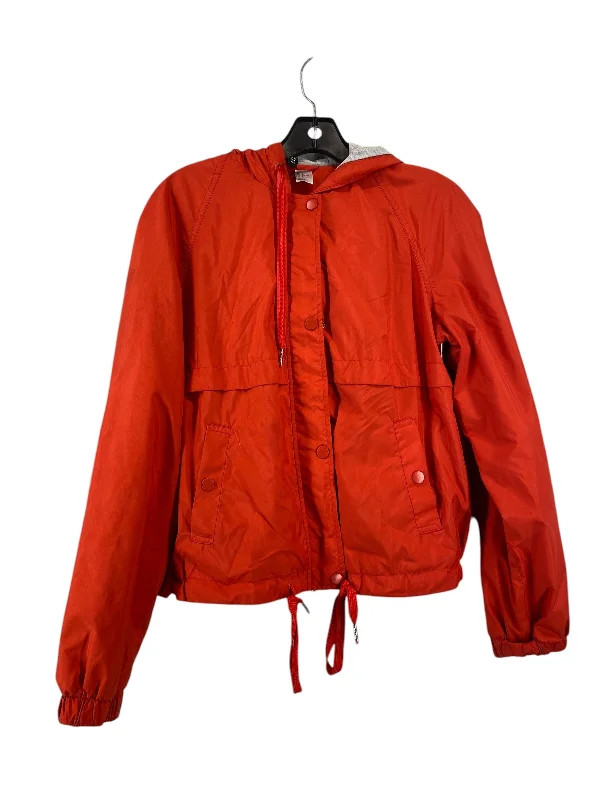 Coat Raincoat By Divided In Red, Size: M Sharp Men's Italian