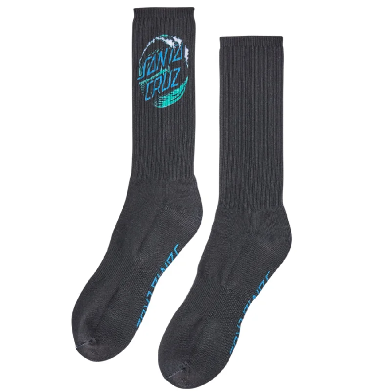 Santa Cruz Wave Dot Men's Crew Socks Practical Men's Multi