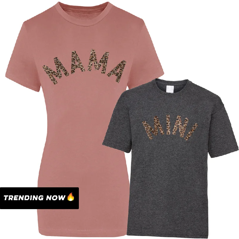 Mama & Mini Mum & Kid Matching T-Shirts (MRK X) Casual Men's Japanese 