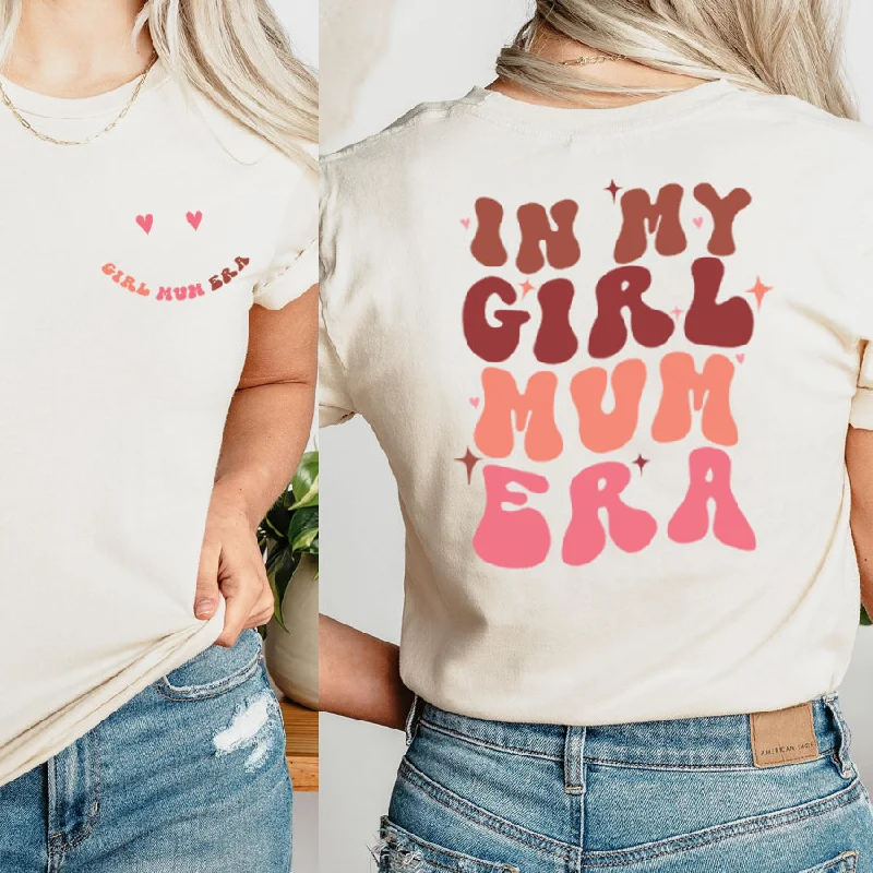 My Girl Mum Era Front & Back Logo T-Shirt Casual Men's Short