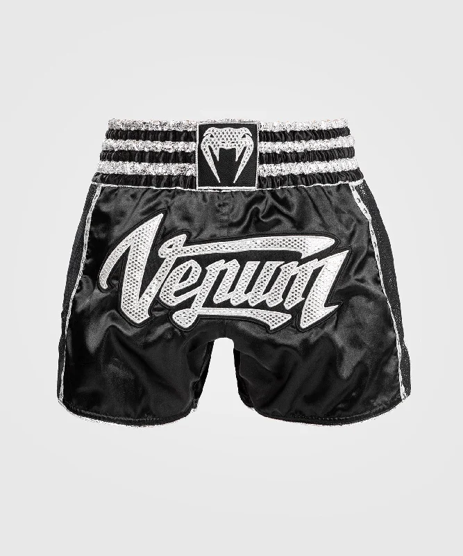 Venum Absolute 2.0 Muay Thai Shorts - Black/Silver Cozy Men's Winter