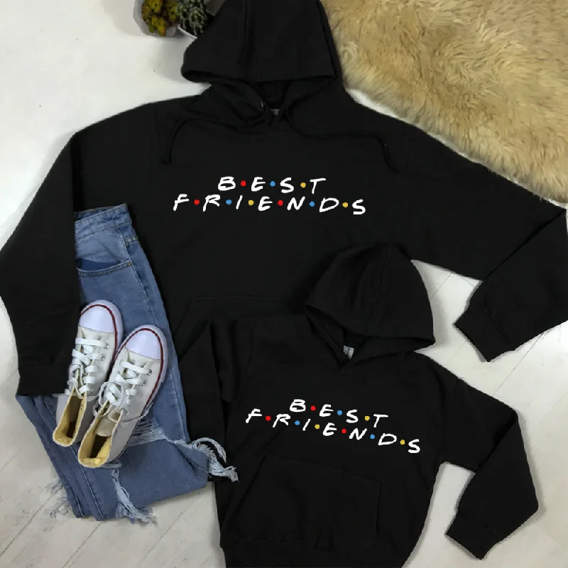 Best Friends Show Matching Hoodies- Black Beach