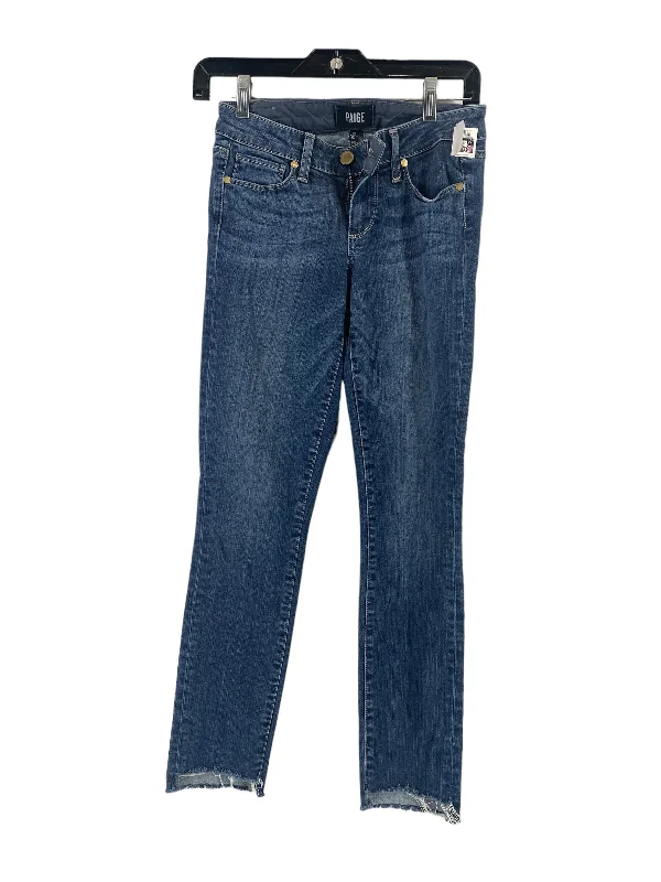 Jeans Skinny By Paige  Size: 24 Lumberjack