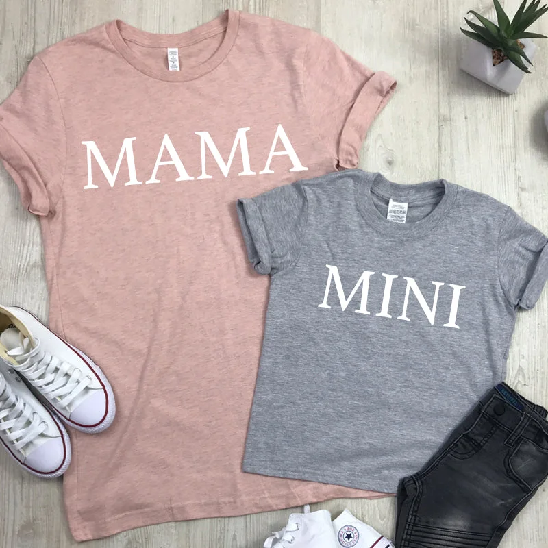 Mama & Mini Empire Matching T-Shirts Streetwear Style