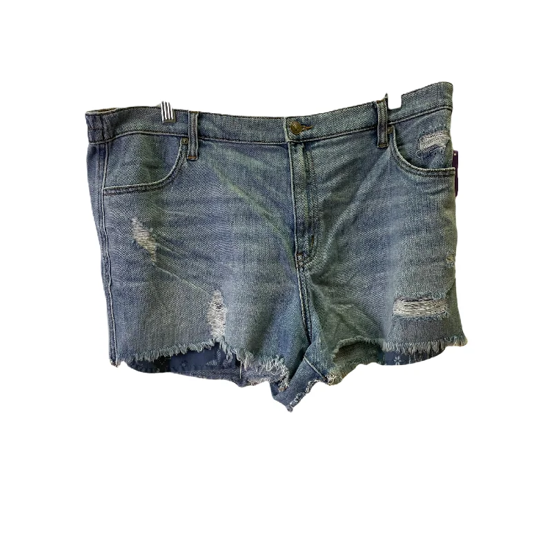 Blue Denim Shorts By Aerie, Size: 16 Polished Men's Satin