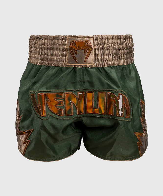 Venum Inferno Muay Thai Shorts - Khaki/Bronze Hip Men's Urban