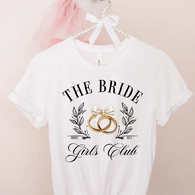 The Bride Girls Club T-Shirt Laid