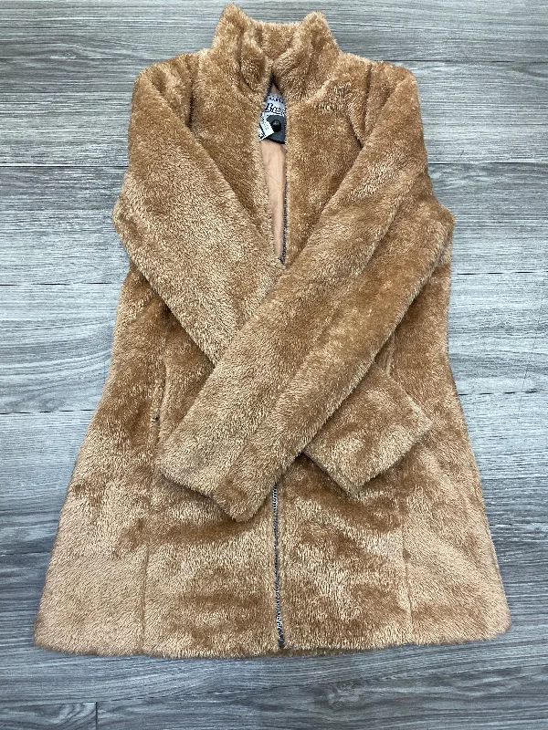 Coat Faux Fur & Sherpa By Bass In Brown, Size: M Refined Men's Classic 