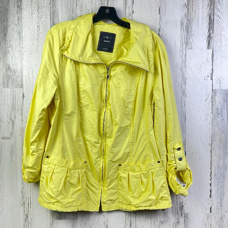 Coat Raincoat By Clothes Mentor In Yellow, Size: L Athletic Men's High