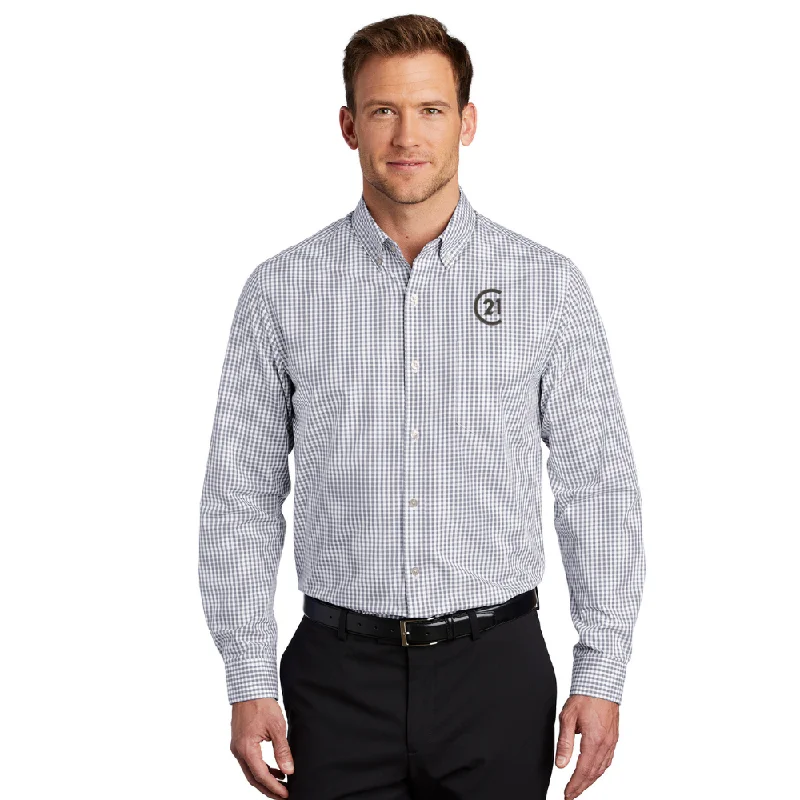 Port Authority Gingham Easy Care Shirt - C21 Logo Adventure