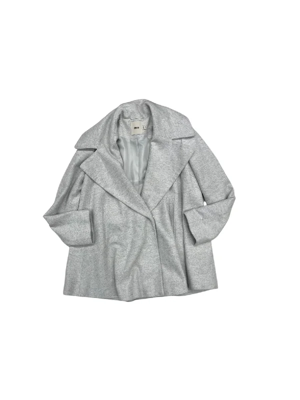 Coat Peacoat By Asos In Grey, Size: S Artistic Men's Avant