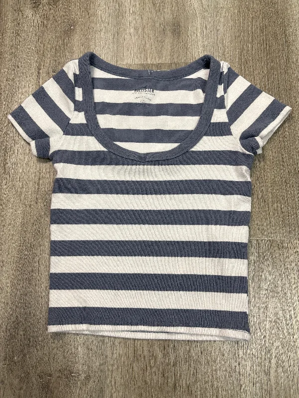 Top Short Sleeve By Hollister In Striped Pattern, Size: S Traditional Men's Country