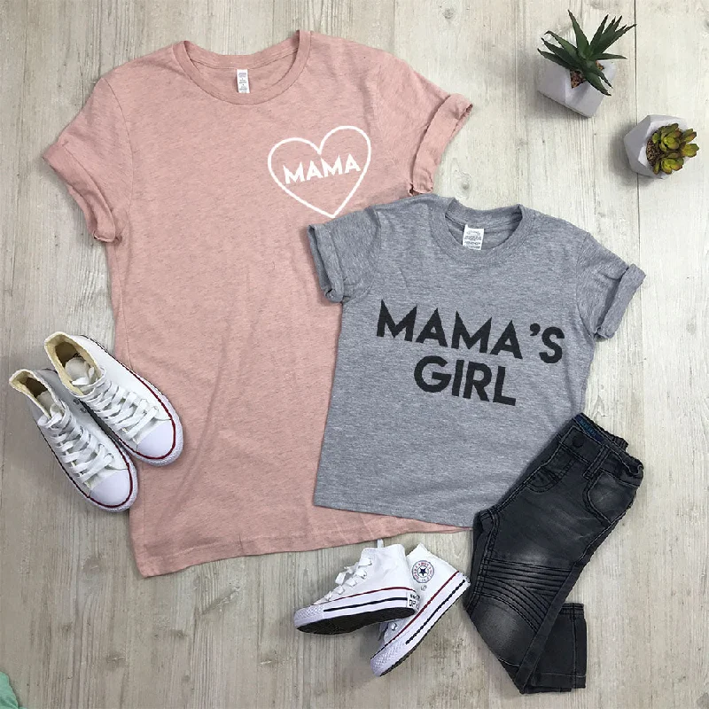 Mama & Mama's Girl Mum & Kid Matching Tees (MRK X) Classic Men's Pin