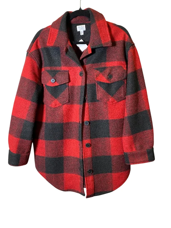 Coat Other By Time And Tru In Checkered Pattern, Size: L Earthy Men's Hemp