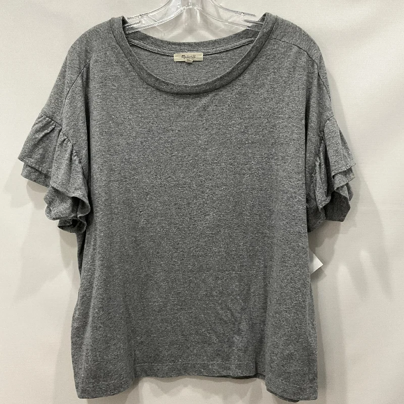 Grey Top Short Sleeve Madewell, Size Xl Earthy Men's Sustainable 