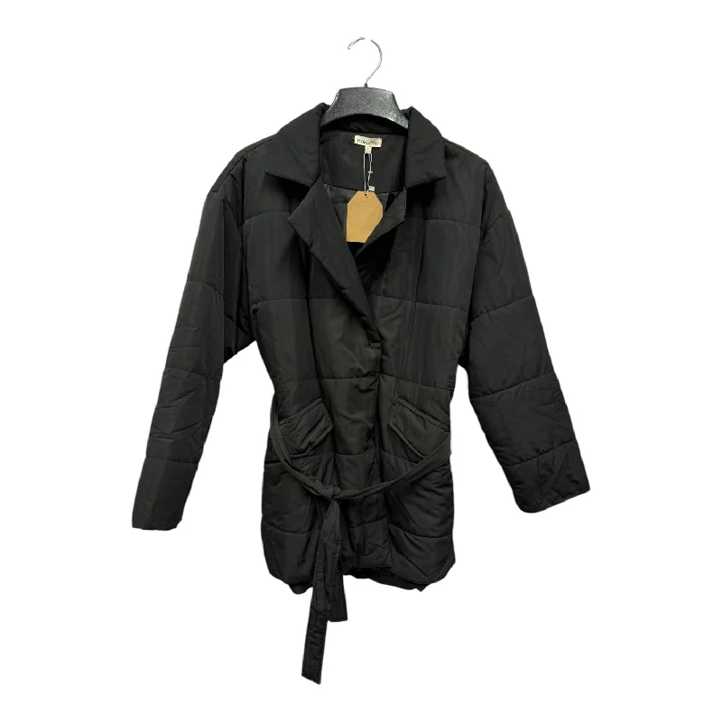 Coat Puffer & Quilted By Main Strip In Black, Size:L Artistic Men's Hand