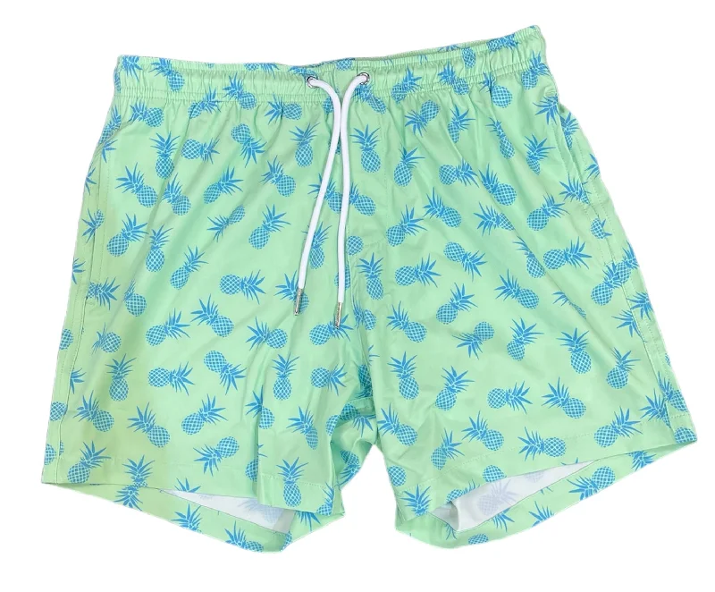 5 INCH SWIM SHORT - GREENPINE Dapper Men's Bow