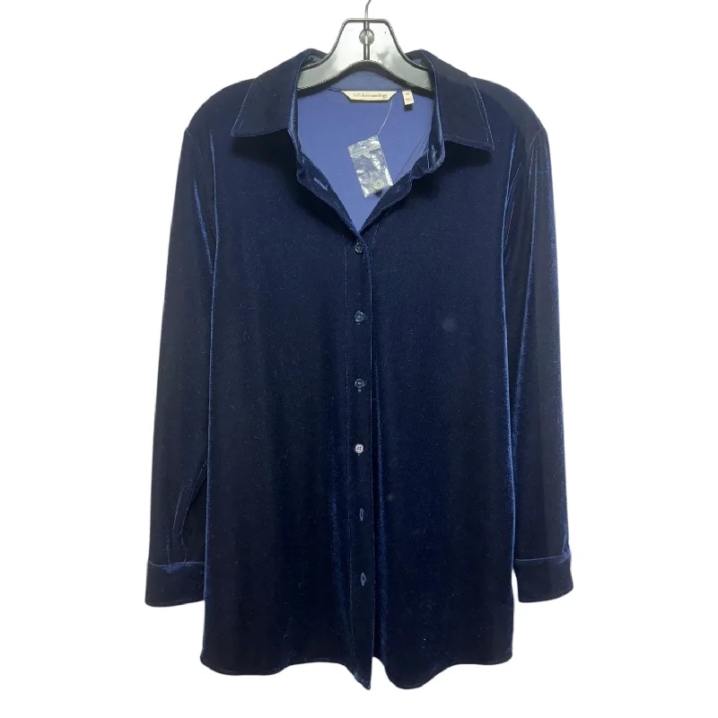 Top Long Sleeve By Soft Surroundings In Blue, Size: Xs Refined Men's Hand