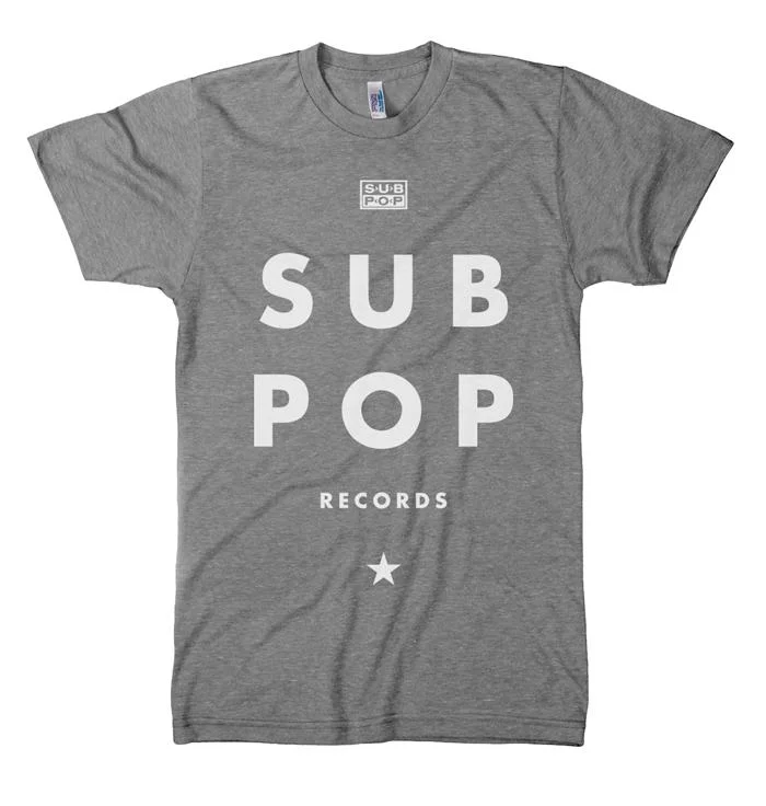 Sub Pop Futura Grey Shirt Cozy Men's Winter