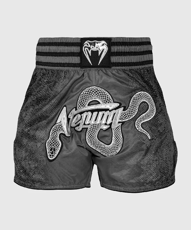 Venum Amazonia Women’s Muay Thai Shorts - Dark Grey Trendy Men's Oversized