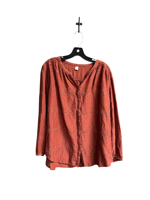 Top Long Sleeve By Old Navy  Size: L Tailored