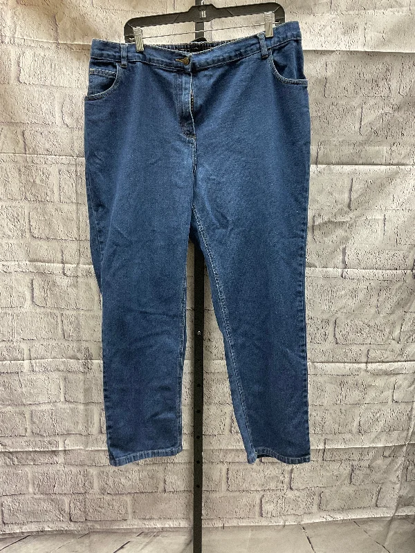 Jeans Relaxed/boyfriend By Woman Within  Size: 20 Laid