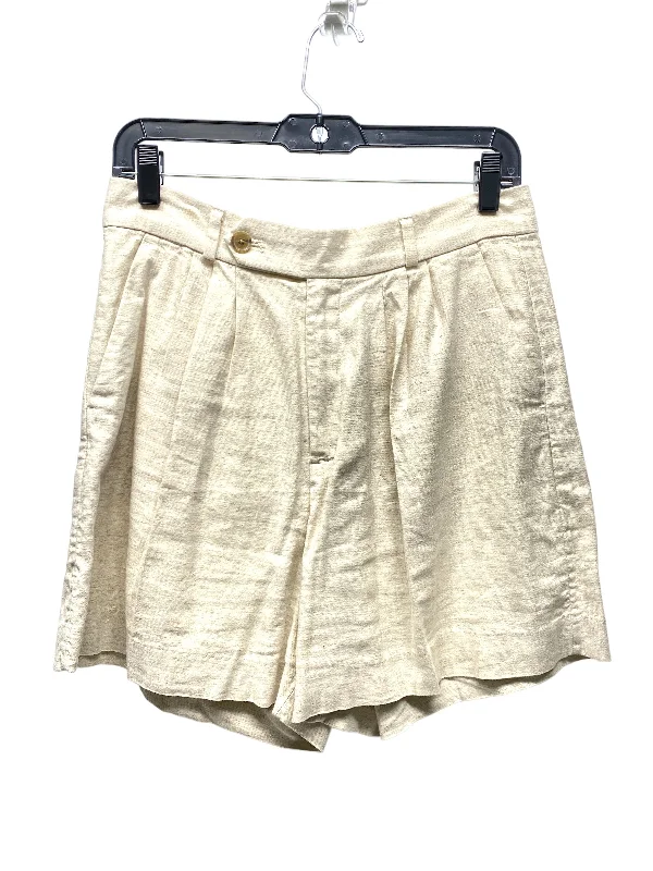 Cream Shorts Banana Republic, Size 6 Refined Men's Velvet