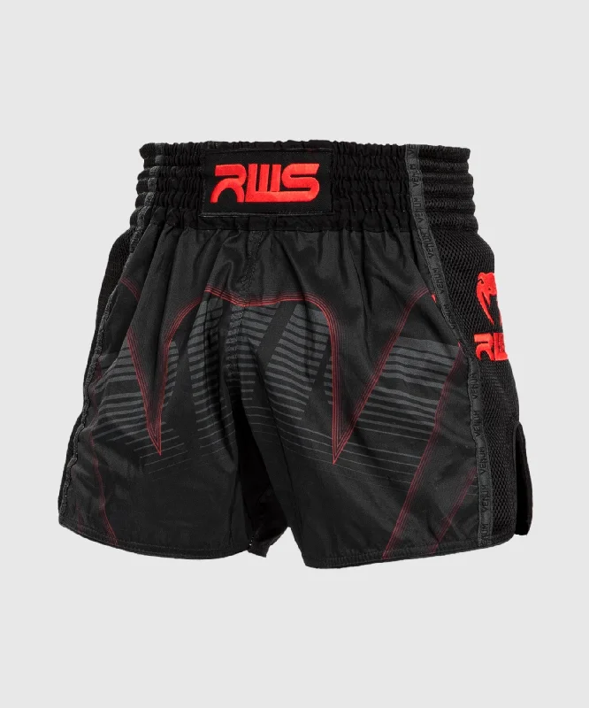 RWS x Venum Muay Thai Shorts - Black Elegant Men's Cashmere