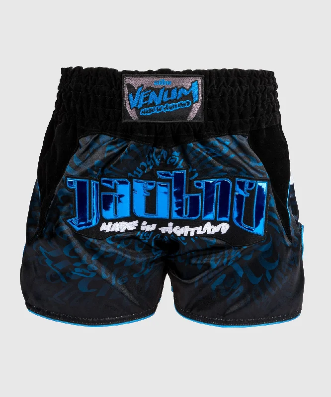 Venum Attack Muay Thaï Shorts - Black/Blue Artistic Men's Avant