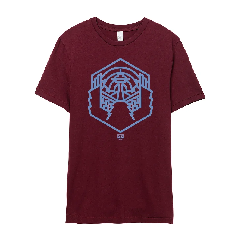 Sub Pop Draplin Maroon Sasquatch Shirt Hip Men's Retro