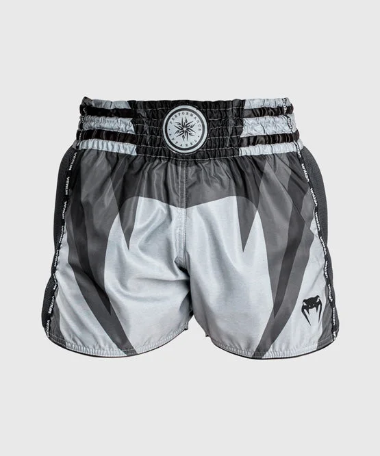 Venum Stone Muay Thai Shorts  - Mineral Green Lumberjack