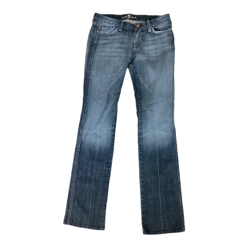 Jeans Boot Cut By 7 For All Mankind  Size: 8 Unique Men's Patch