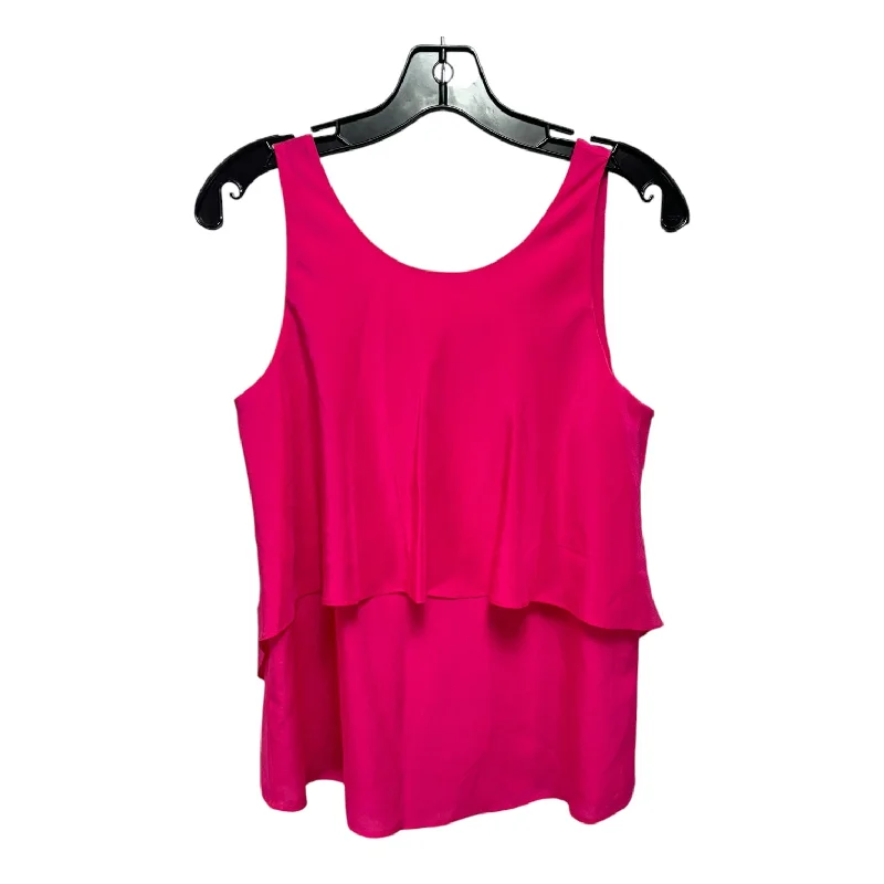 Silk Top Sleeveless By Trina Turk In Pink, Size: S Earthy Men's Sustainable 