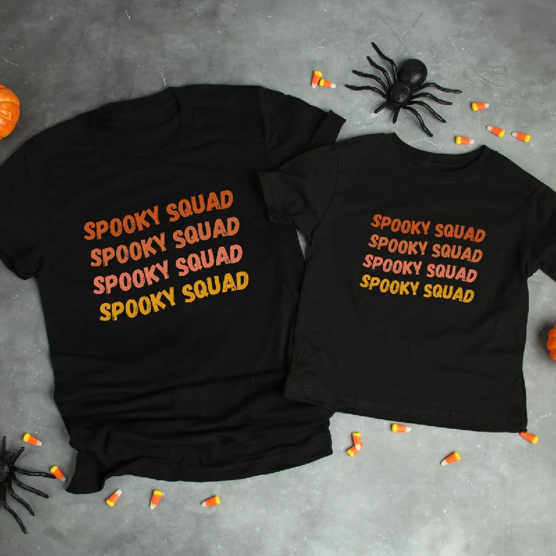 Spooky Squad Matching Halloween T-Shirts British Gentleman Style