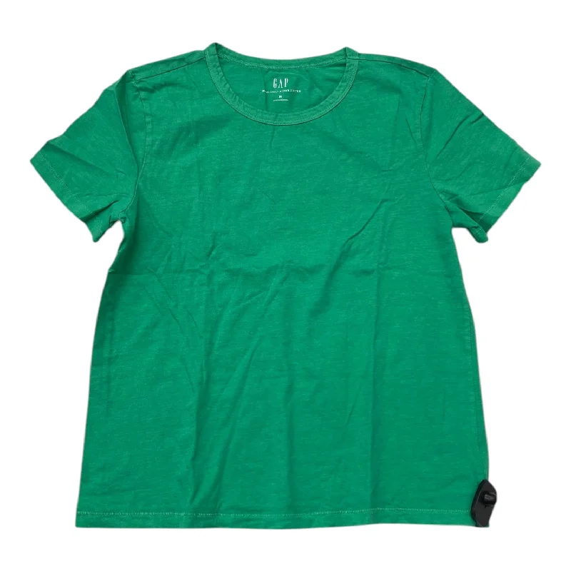 Top Ss By Gap In Green, Size:M Organic