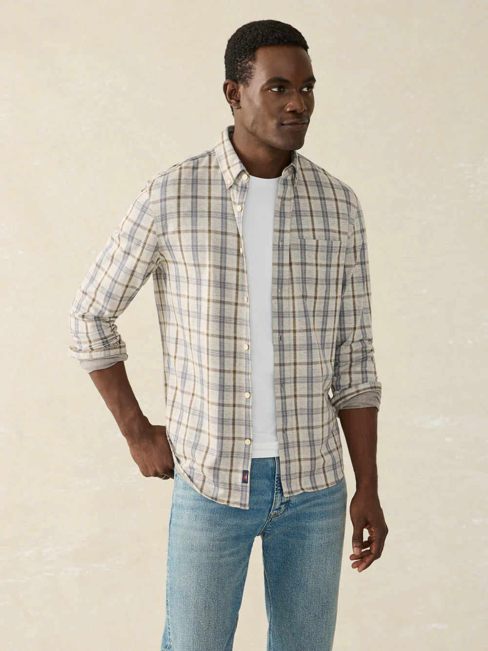 Coastline Knit Shirt Masculine Men's 