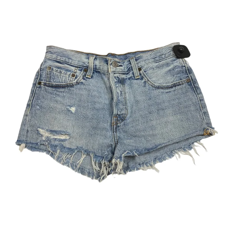 Blue Denim Shorts Levis, Size 4 Modern Men's Tech