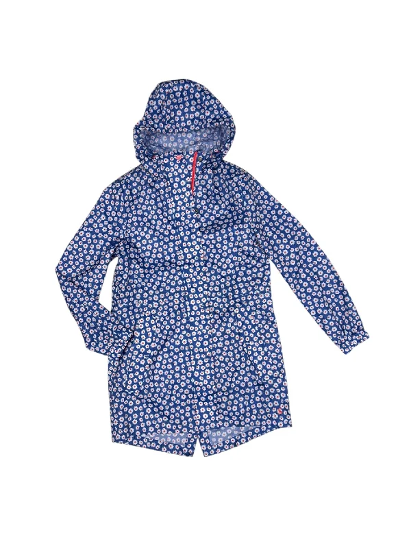 Coat Raincoat By Joules In Floral Print, Size: 2 Youthful Men's Pop