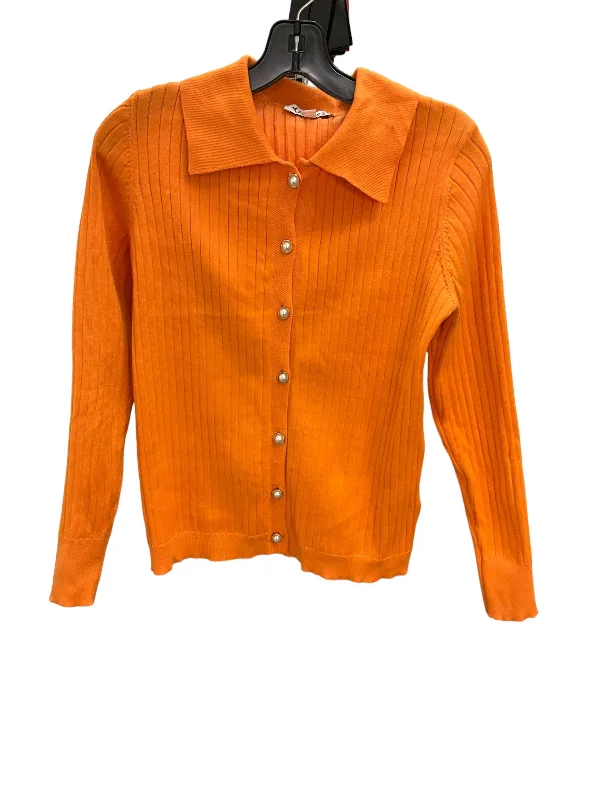 Top Long Sleeve Designer By Nanette Lepore In Orange, Size: S Bold Men's Statement